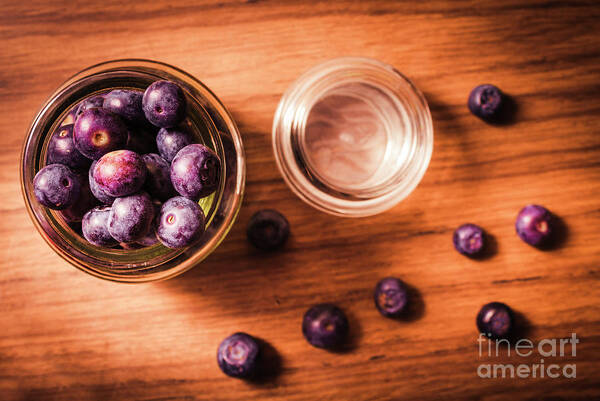 Fruit Art Print featuring the photograph Blueberry kitchen still life by Jorgo Photography