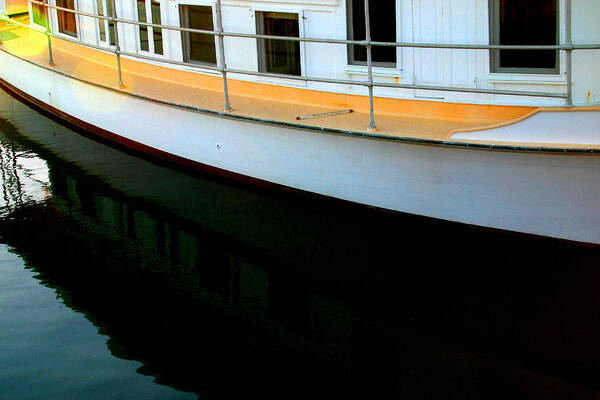 William Meemken Art Print featuring the photograph Boat Reflection - Image 5 - Ver. 2 by William Meemken