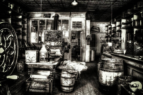California Art Print featuring the photograph Bodie Ghost Town General Store by Roger Passman