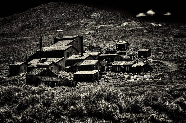 California Art Print featuring the photograph Bodie Ghost Town Stamping Mill by Roger Passman