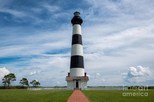 Bodie Island Lighthouse Art Print featuring the photograph Bodie Island Lighthouse by Michael Ver Sprill