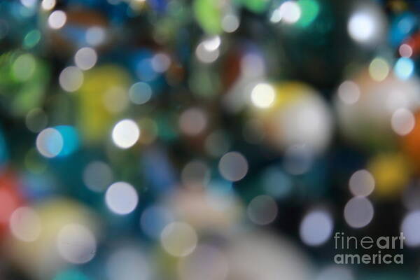 Carnival Ii Art Print featuring the photograph Bokeh Trance by Laurette Escobar