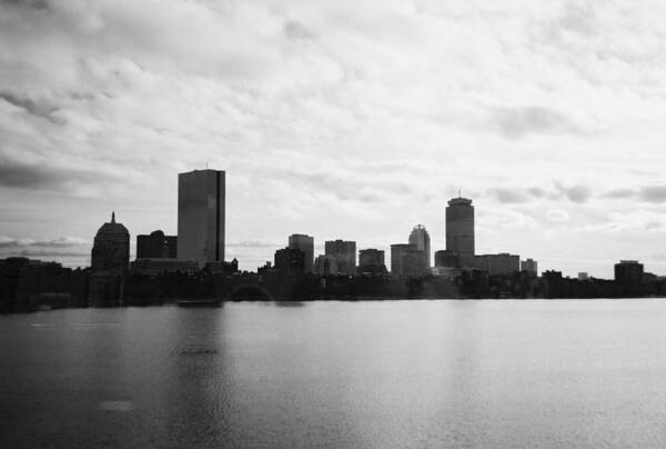 Skyline Art Print featuring the photograph Boston skyline by Cat Rondeau