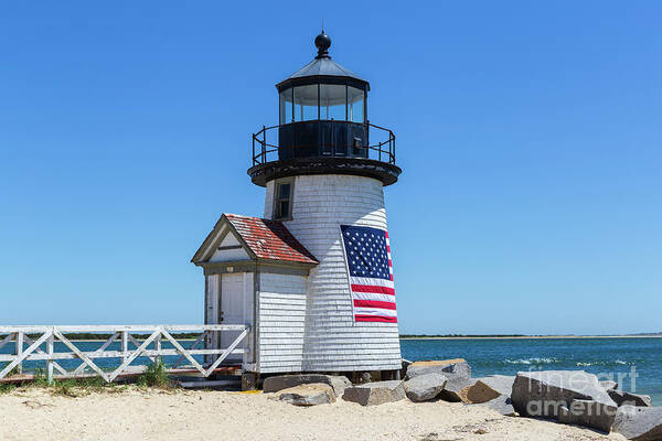 Clarence Holmes Art Print featuring the photograph Brant Point Lighthouse I by Clarence Holmes