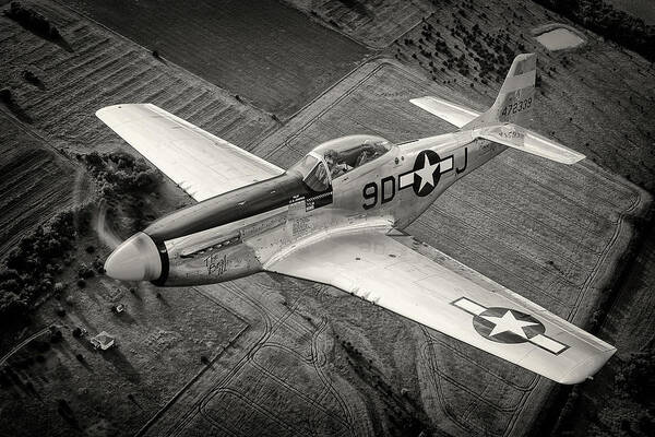 Aeroplane Art Print featuring the photograph The Brat 3 In Flight by Jay Beckman