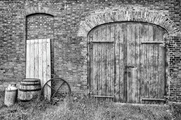 Calke Art Print featuring the photograph Brewhouse Door by Nick Bywater