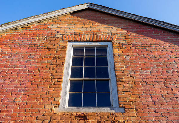 Brick House Art Print featuring the photograph Brick House Window by Derek Dean