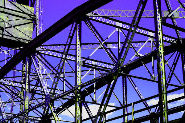 William Meemken Art Print featuring the photograph Bridge Frame - Ver. 6 by William Meemken