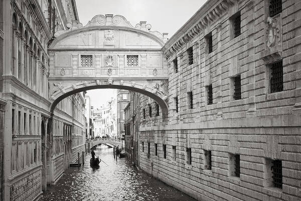 Venice Art Print featuring the photograph Bridge of Sighs 5346-2 by Marco Missiaja