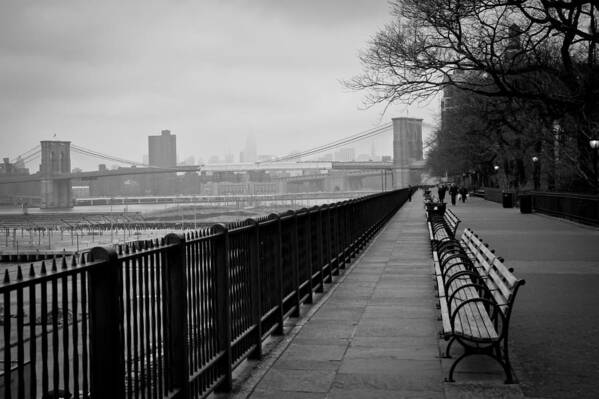 New York Art Print featuring the photograph Brooklyn Heights Promenade by Ezequiel Rodriguez Baudo