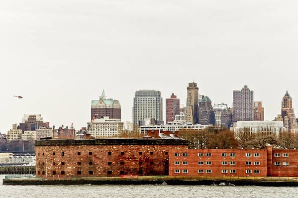 Brooklyn Art Print featuring the photograph Brooklyn over Governors Island by Elena Perelman