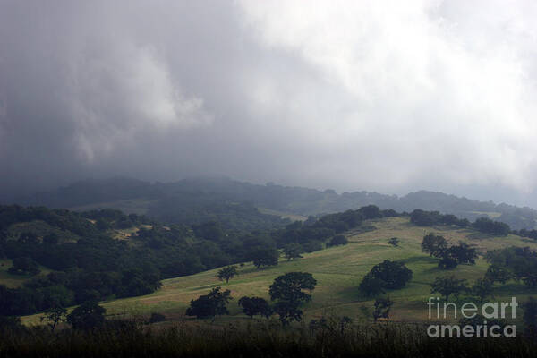 Landscape Art Print featuring the photograph Buellton hill by Balanced Art