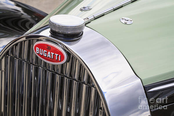 1938 Bugatti Art Print featuring the photograph Bugatti Type 57C by Dennis Hedberg