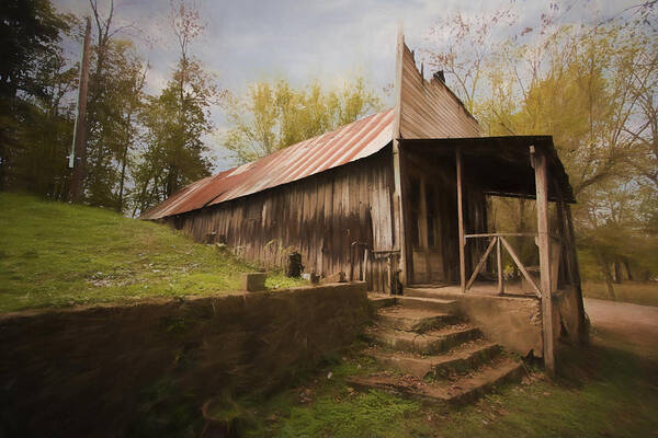 Grist Art Print featuring the photograph Built In The Berm by Jonas Wingfield