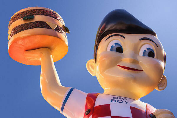 Big Boy Art Print featuring the photograph Burger Bob by Daniel George