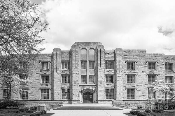 Butler University Art Print featuring the photograph Butler University Schwitzer Residence Hall by University Icons