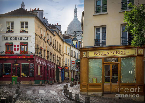 Europa Art Print featuring the photograph Butte de Montmartre by Inge Johnsson