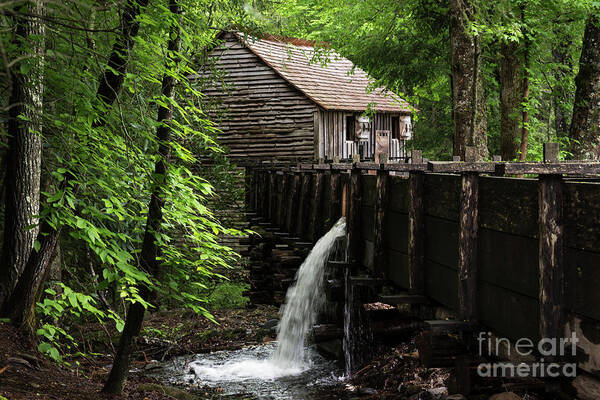 Cable Grist Mill Art Print featuring the photograph Cable Grist Mill by Andrea Silies
