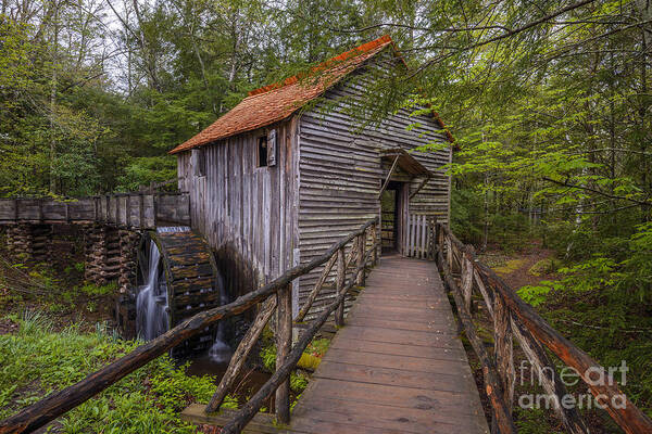 Mill Art Print featuring the photograph Cable Grist Mill by Anthony Heflin