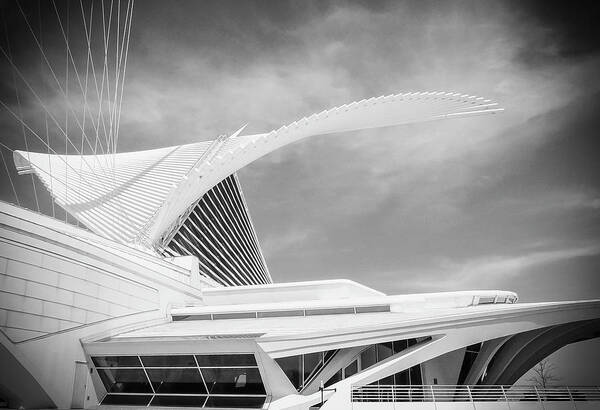 Mam Art Print featuring the photograph Calatrava - Milwaukee Art Museum by John Roach