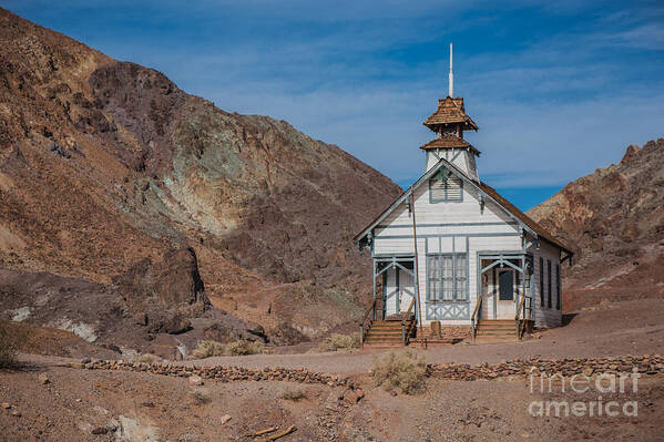 Calico Ghost Town Art Print featuring the photograph Calico School by Daniel Ryan