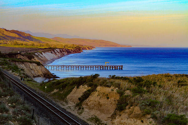 Above Ventura Art Print featuring the photograph California Coast by Karen Ruhl