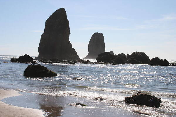 Sea Art Print featuring the photograph Cannon Beach II by Quin Sweetman