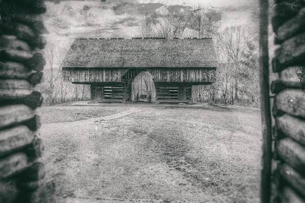 Cantilever Art Print featuring the photograph Cantilever Barn by David Wilson