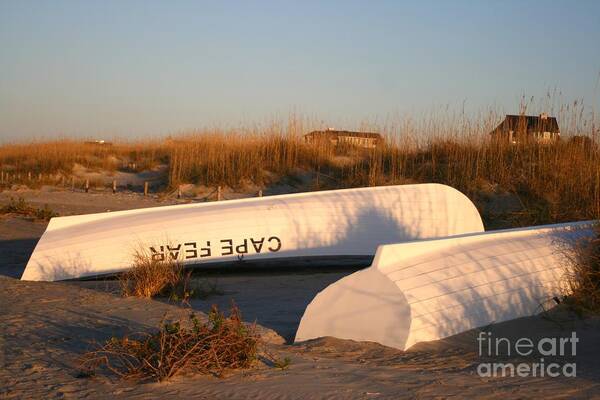 Boats Art Print featuring the photograph Cape Fear Boats by Nadine Rippelmeyer
