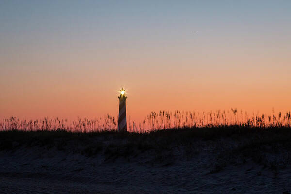Photosbymch Art Print featuring the photograph Cape Hatteras at Sunset by M C Hood