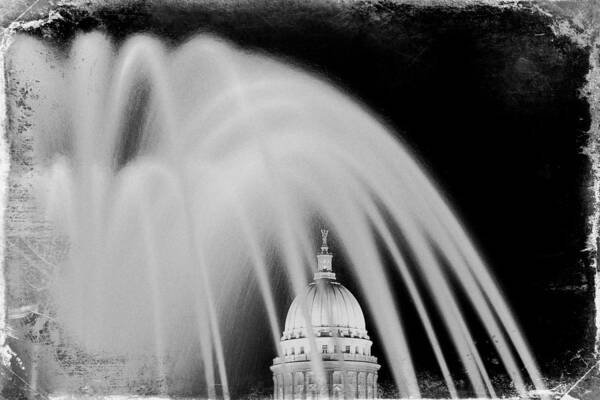 Madison Art Print featuring the photograph Capital Stained by Todd Klassy