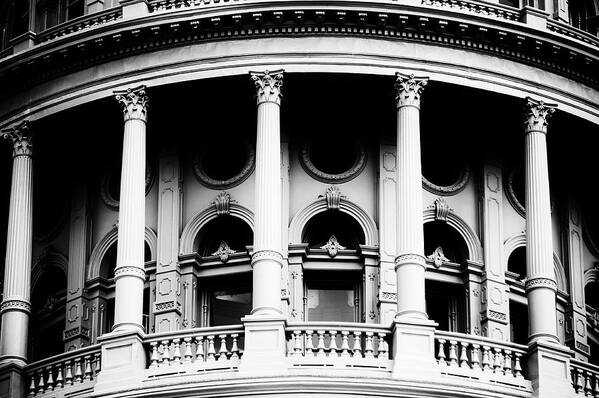 Austin Texas Capitol Architecture Art Print featuring the photograph Capitol Colums by John Gusky