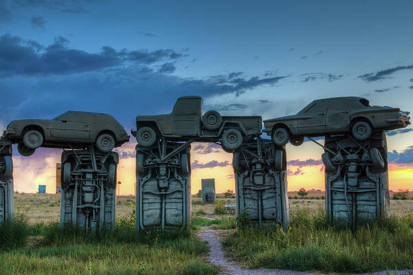 Alliance Art Print featuring the photograph Carhenge #6 by John Strong