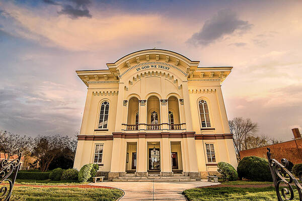 Caswell County Art Print featuring the photograph Caswell County Courthouse by Cynthia Wolfe