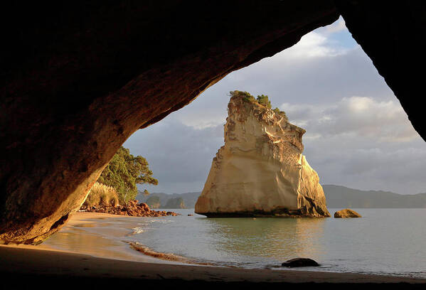 Cathedral Art Print featuring the photograph Cathedral Cove by Nicholas Blackwell