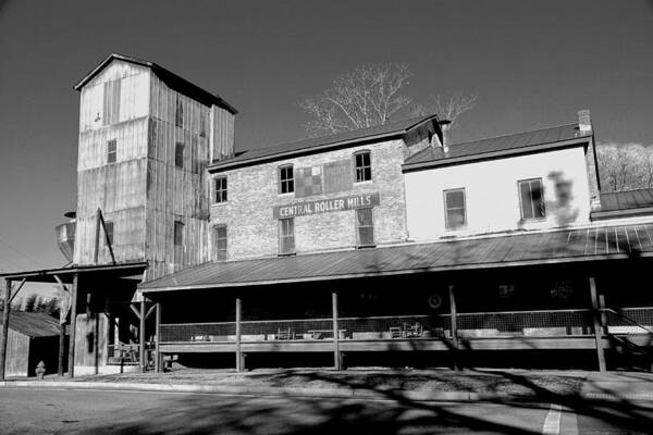  Art Print featuring the photograph Central Roller Mill 2 by Rodney Lee Williams