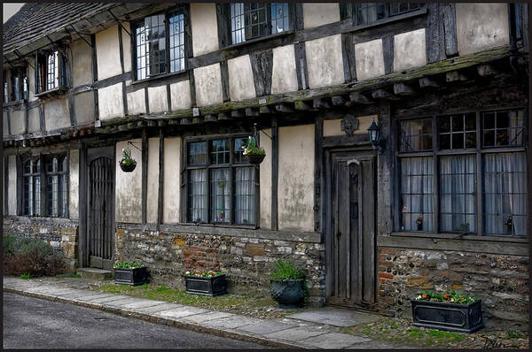 Cerne Abbey Art Print featuring the photograph Cerne Abbey Rectory by Peggy Dietz