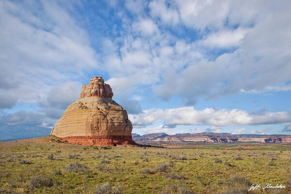 Arid Climate Art Print featuring the photograph Church Rock Utah by Jeff Goulden