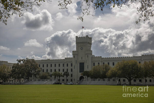 Citadel Art Print featuring the photograph Citadel Military College by Dale Powell