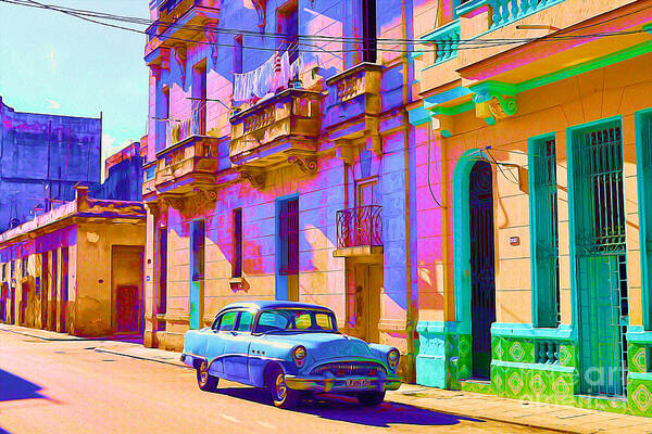 Havana Art Print featuring the painting Classic Havana by Chris Andruskiewicz