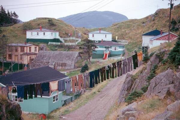 Houses Art Print featuring the photograph Clothesline by Douglas Pike