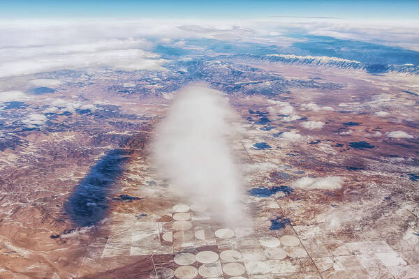 Landscape Art Print featuring the photograph Clouds and Shadows by Marc Crumpler