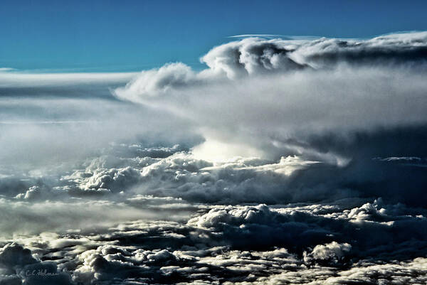Clouds Art Print featuring the photograph Clouds by Christopher Holmes
