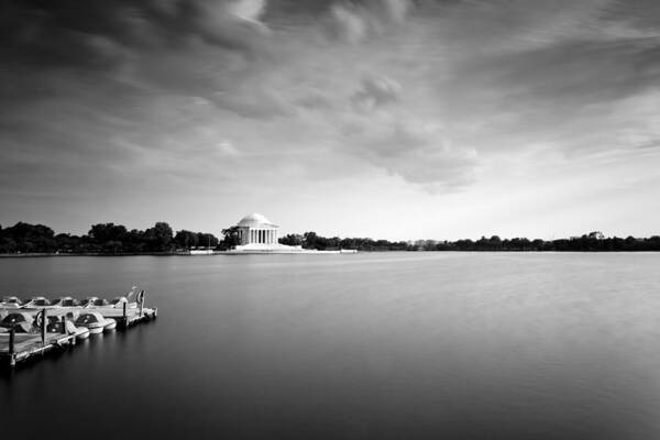 Clouds Art Print featuring the photograph cloudscape and the Tidal Basin by Edward Kreis