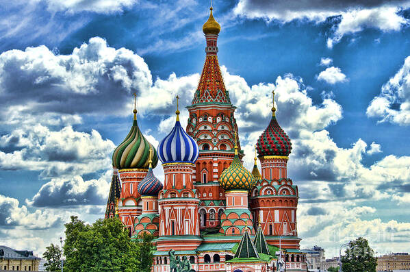 Museum Art Print featuring the photograph Colorful domes by Pravine Chester