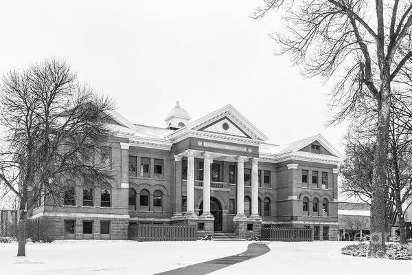 Concordia College Art Print featuring the photograph Concordia College Old Main by University Icons