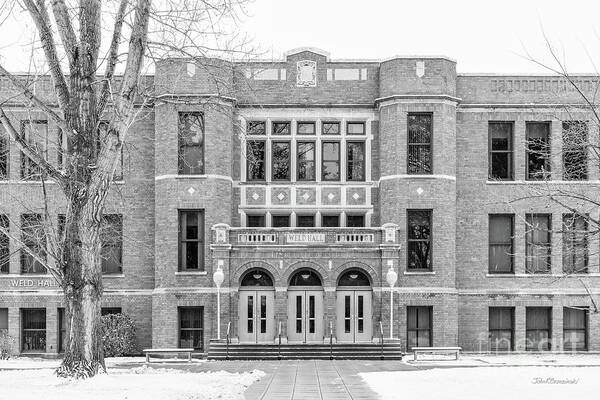 Minnesota State University Art Print featuring the photograph Minnesota State University Weld Hall by University Icons