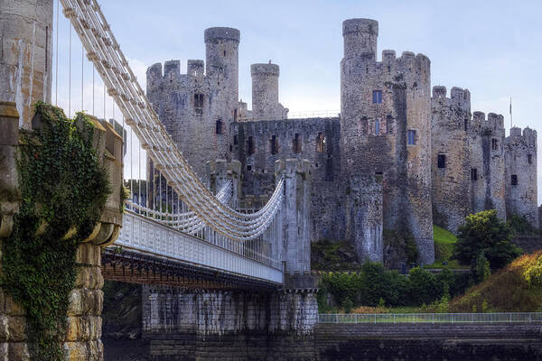 Conwy Castle Art Print featuring the photograph Conwy Castle - Wales by Joana Kruse