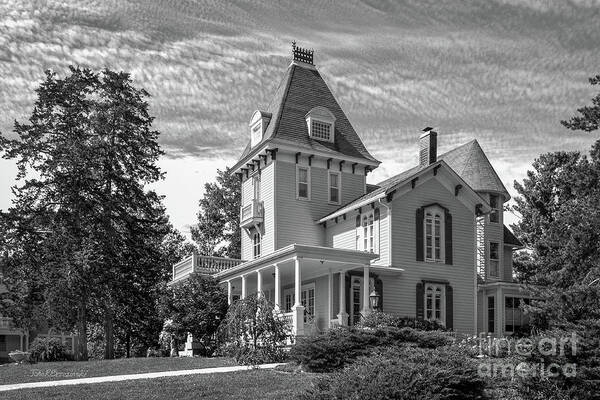 Cornell College Art Print featuring the photograph Cornell College President's House by University Icons