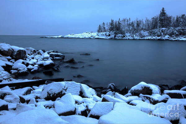 Beaver Bay Art Print featuring the photograph Cove Point Lodge Lake Superior Minnesota by Wayne Moran